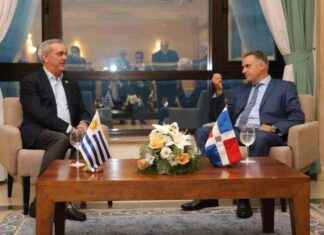 Reunión de Abinader con el presidente electo de Uruguay Orsi reunin-de-abinader-con-el-presidente-electo-de-uruguay-orsi