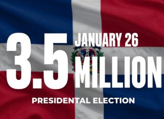 26 de enero: 3.5 millones de dominicanos votarán en elecciones presidenciales