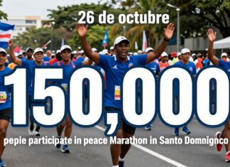 26 de octubre: 150.000 personas participan en maratón por la paz en Santo Domingo