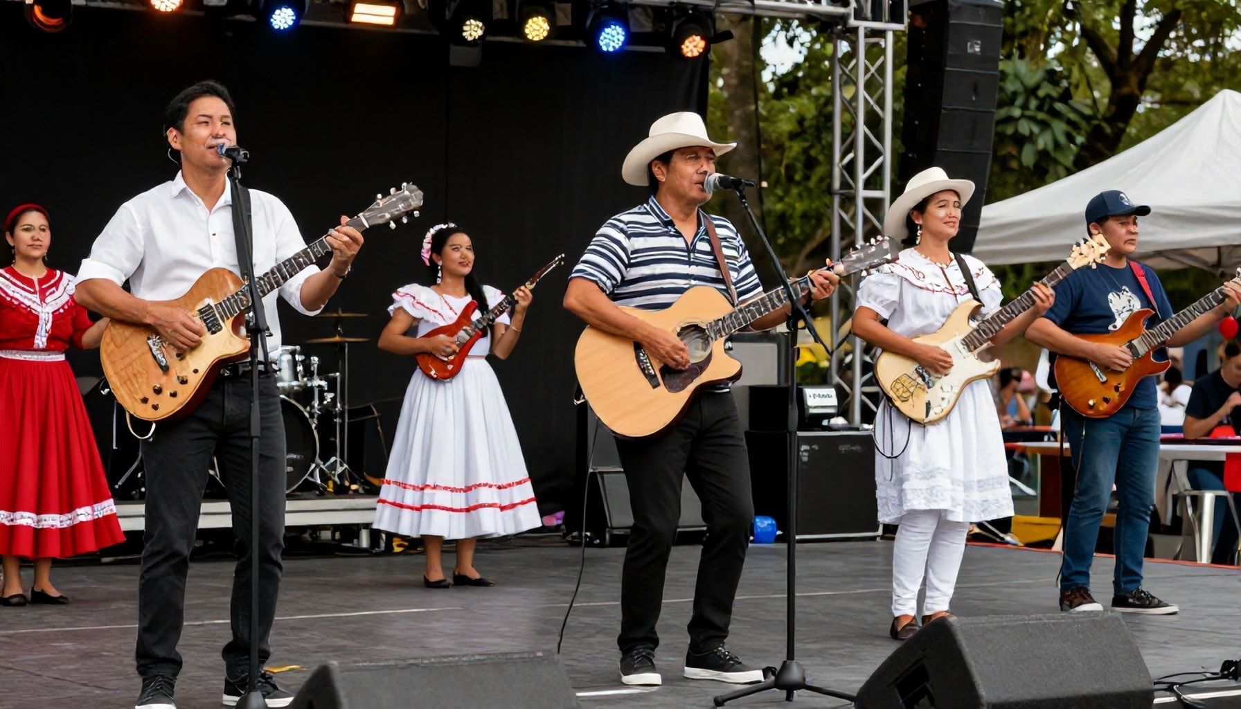 Artistas locales y figuras internacionales