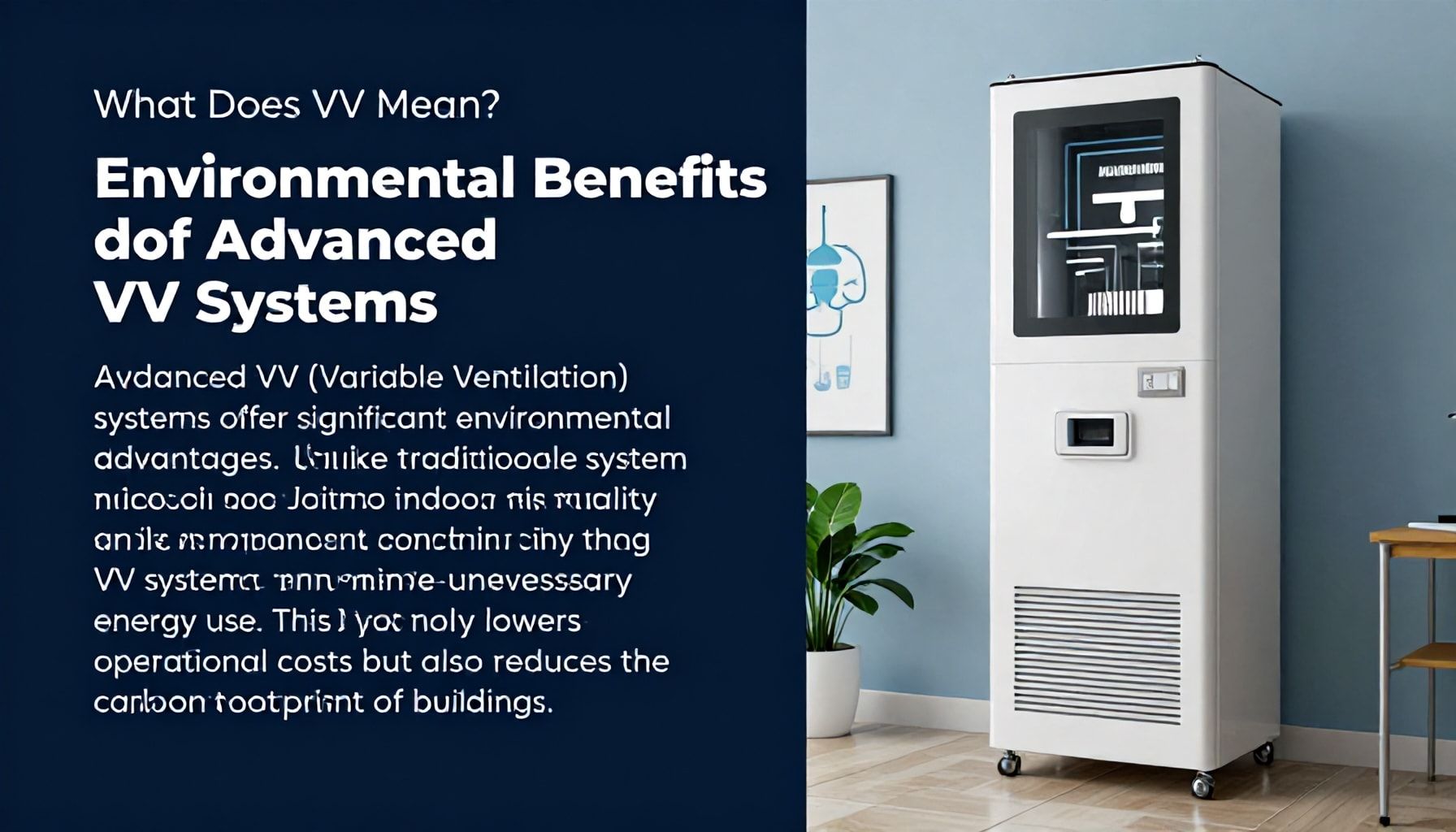 Beneficios ambientales de los sistemas VV avanzados