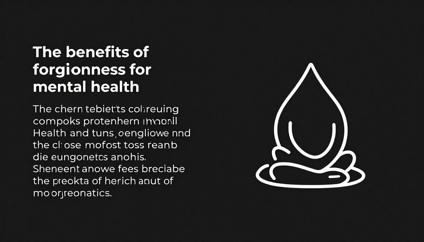 Beneficios del perdón para la salud mental