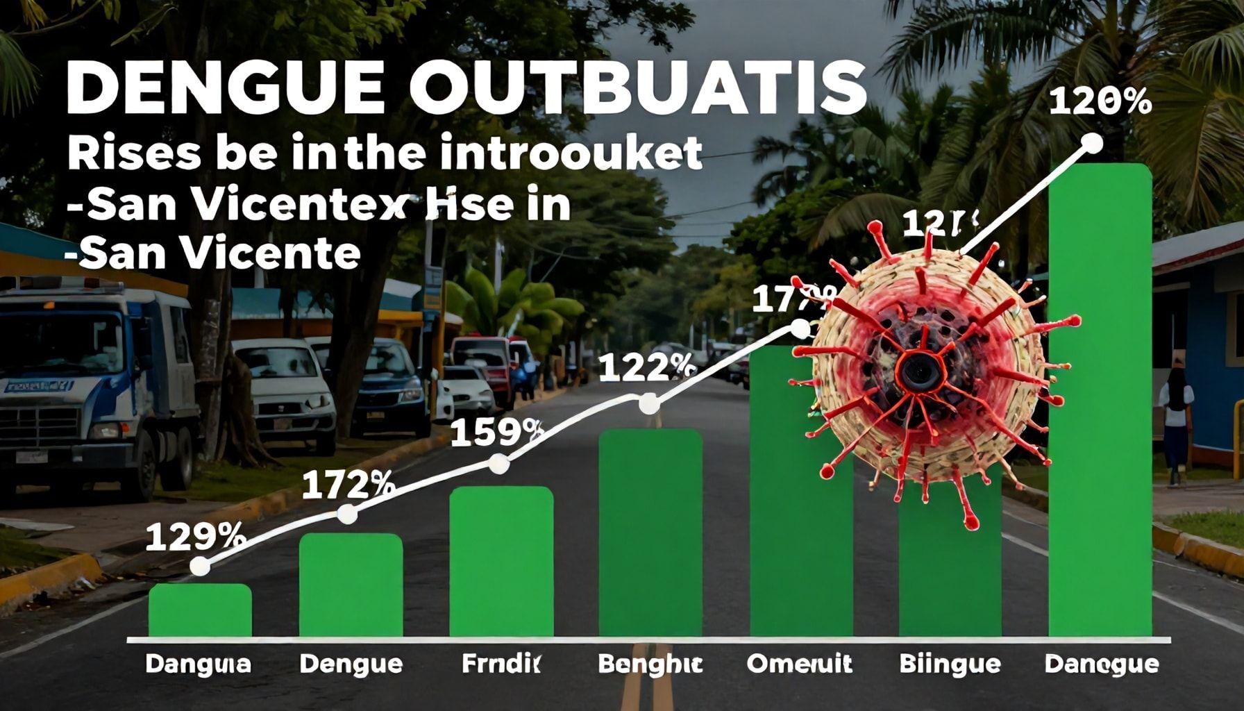 Brotes de dengue aumentan en San Vicente