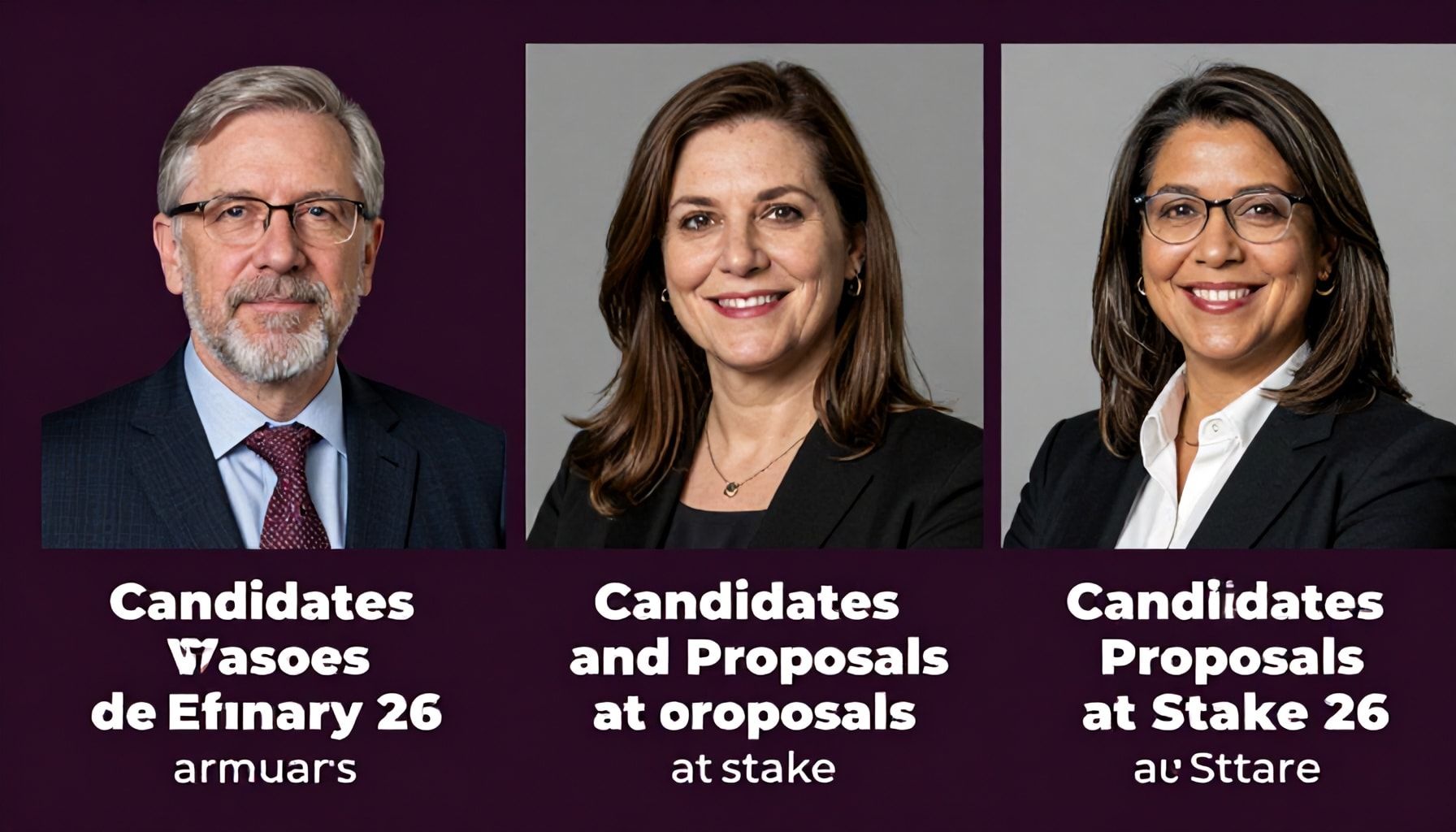 Candidatos y propuestas en juego