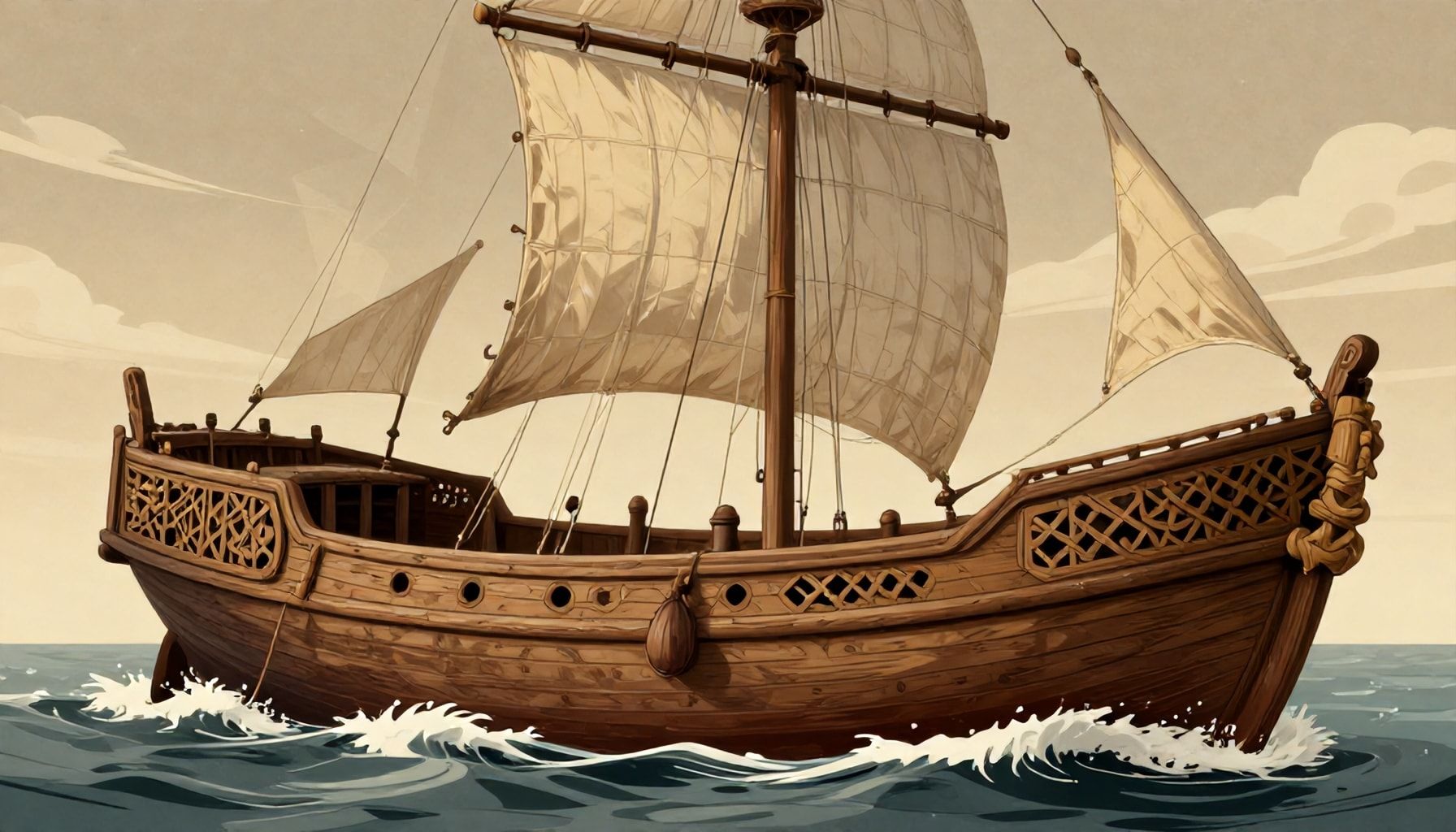 Características del barco antiguo