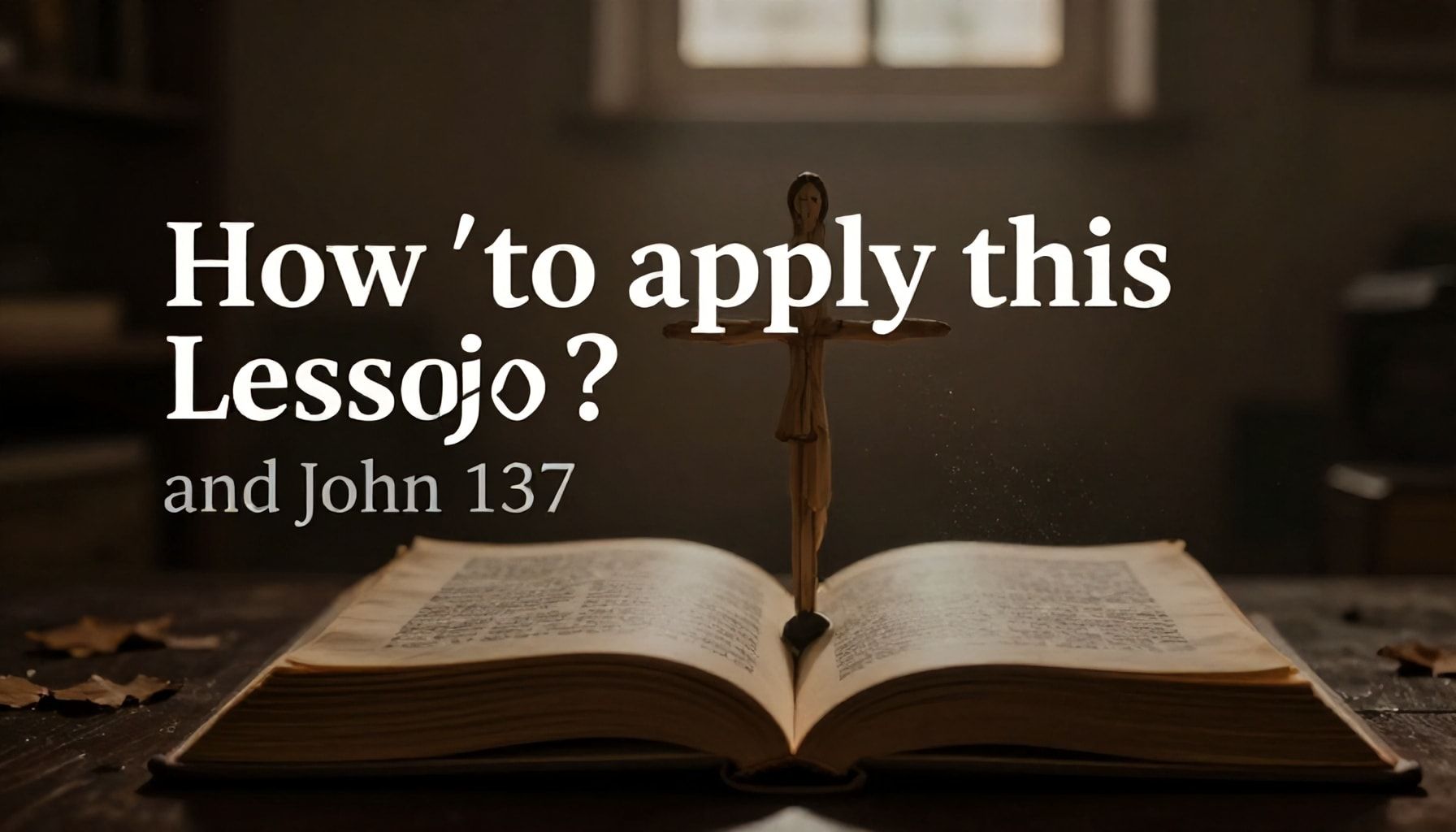 Cómo aplicar esta lección hoy