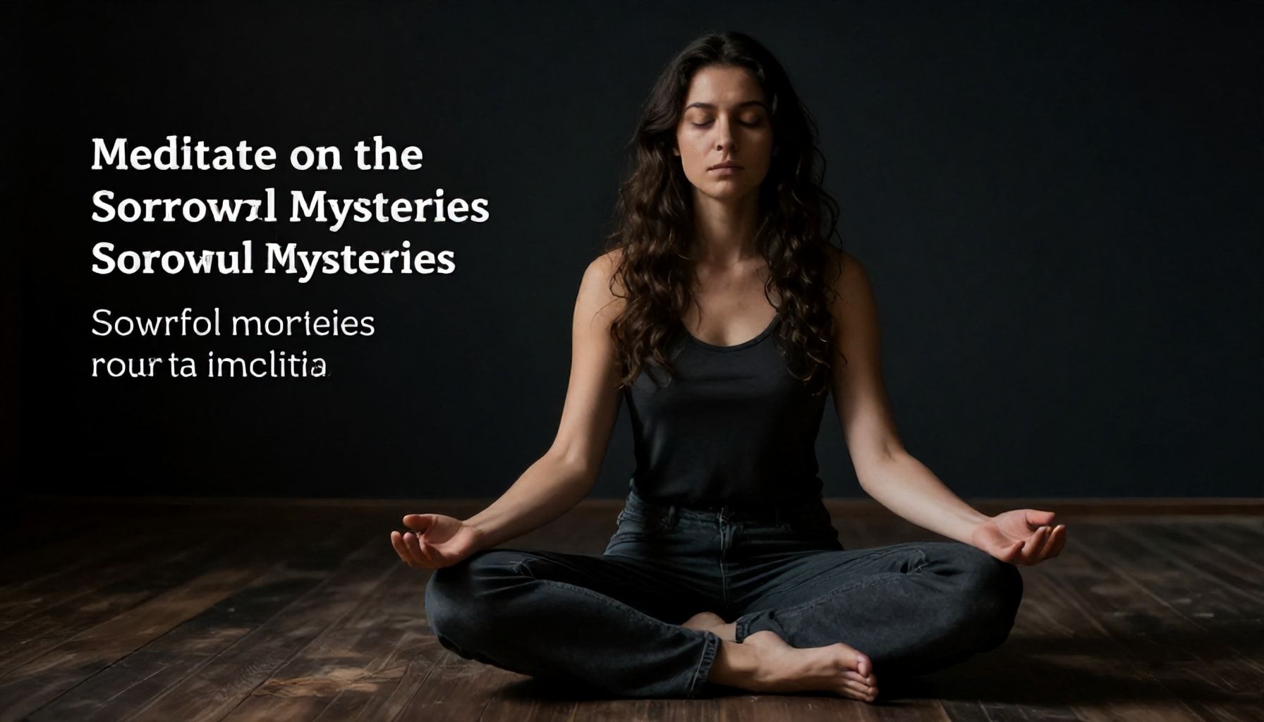 Cómo meditar sobre los Misterios Dolorosos