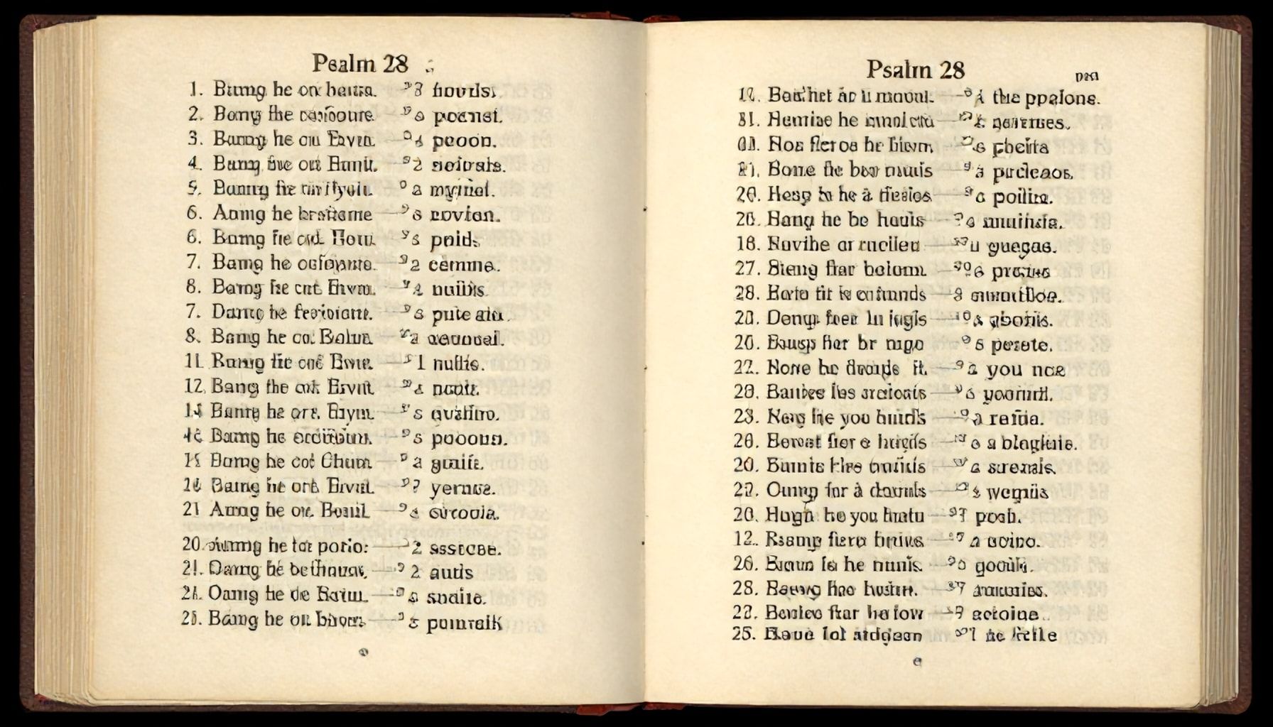 El contexto histórico del Salmo 28
