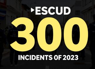 El Escud reportó 300 incidentes de violencia en el primer semestre de 2023