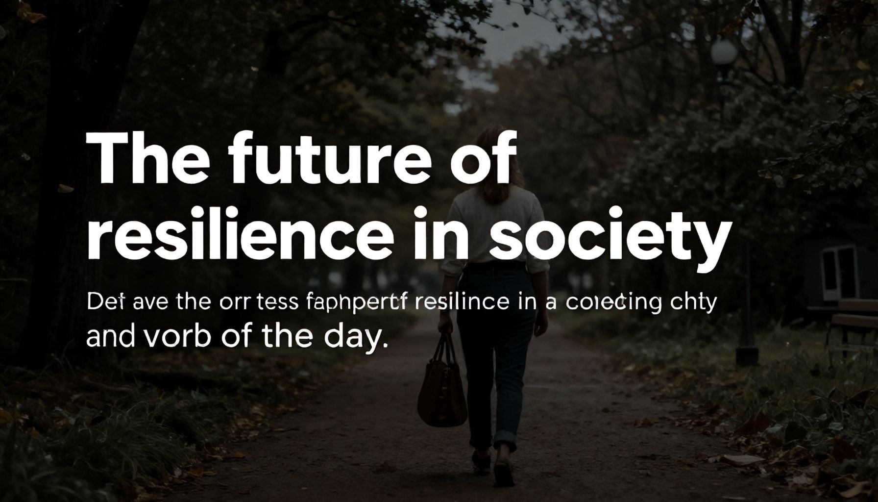 El futuro de la resiliencia en la sociedad