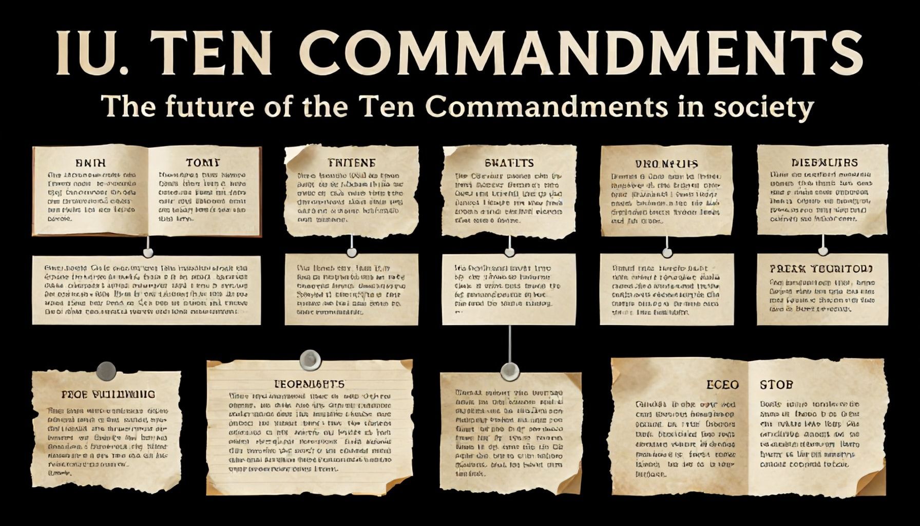 El futuro de los Diez Mandamientos en la sociedad