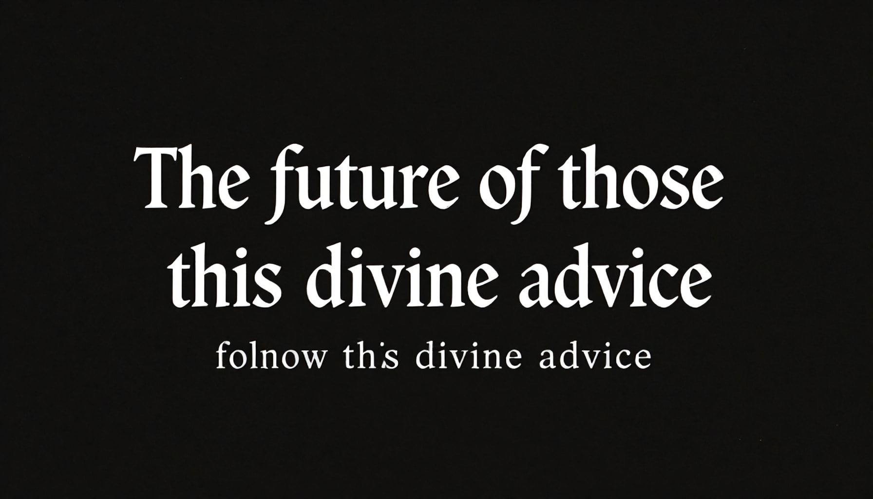 El futuro de quienes siguen este consejo divino