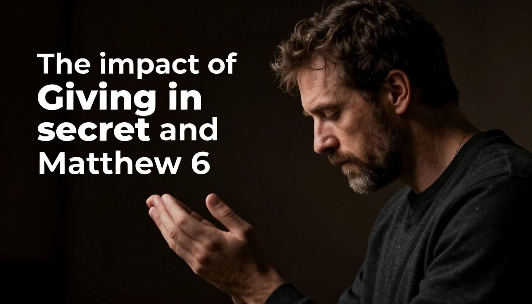 El impacto de dar en secreto