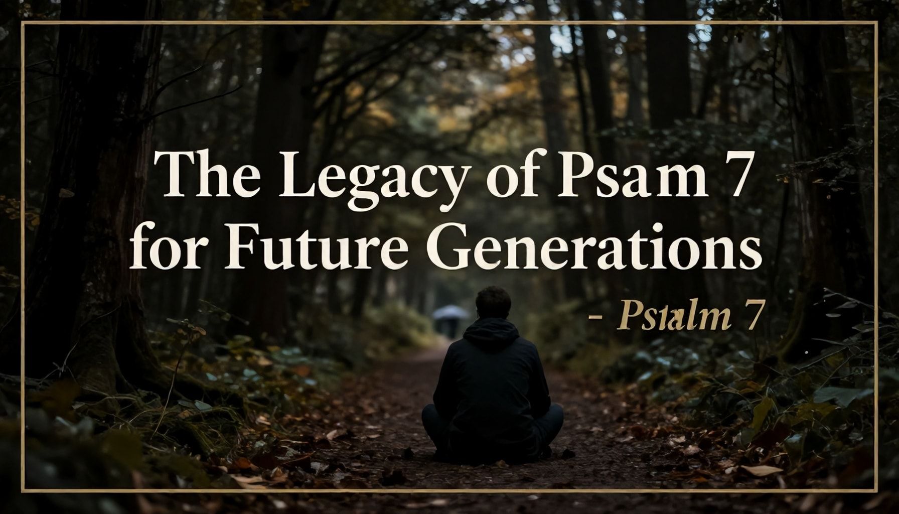 El legado del Salmo 7 para las generaciones futuras