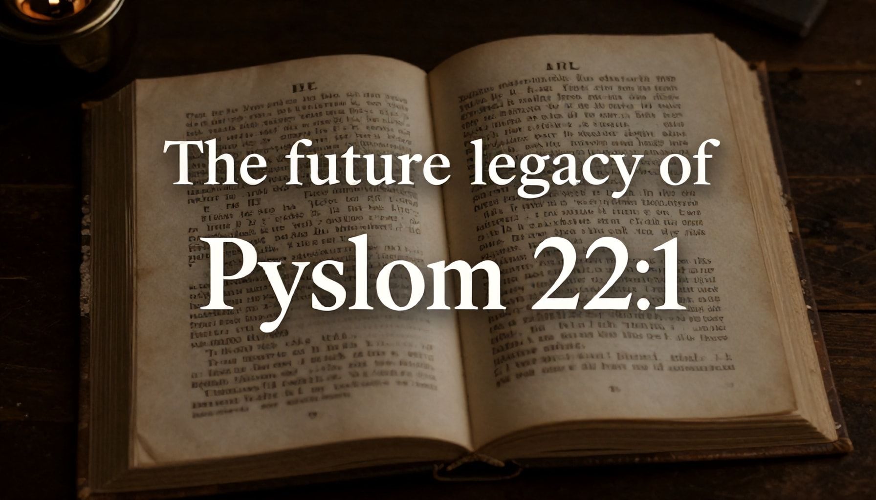 El legado futuro del Salmo 22:1