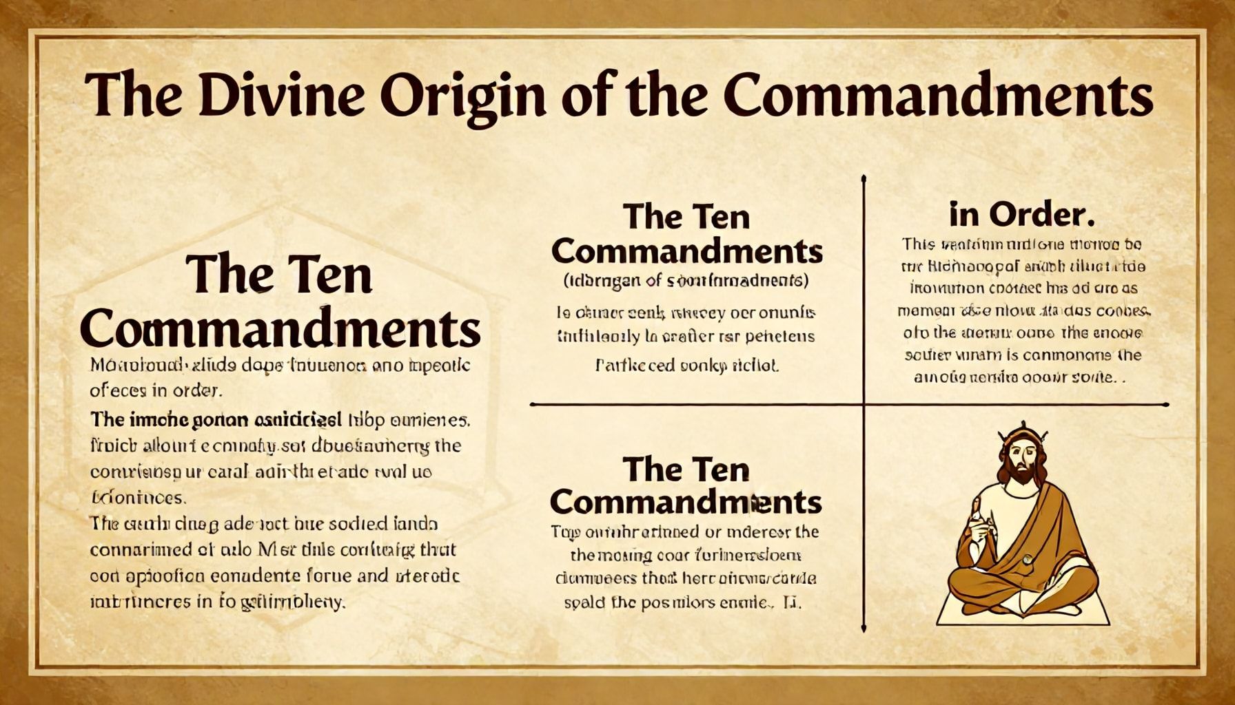 El origen divino de los mandamientos