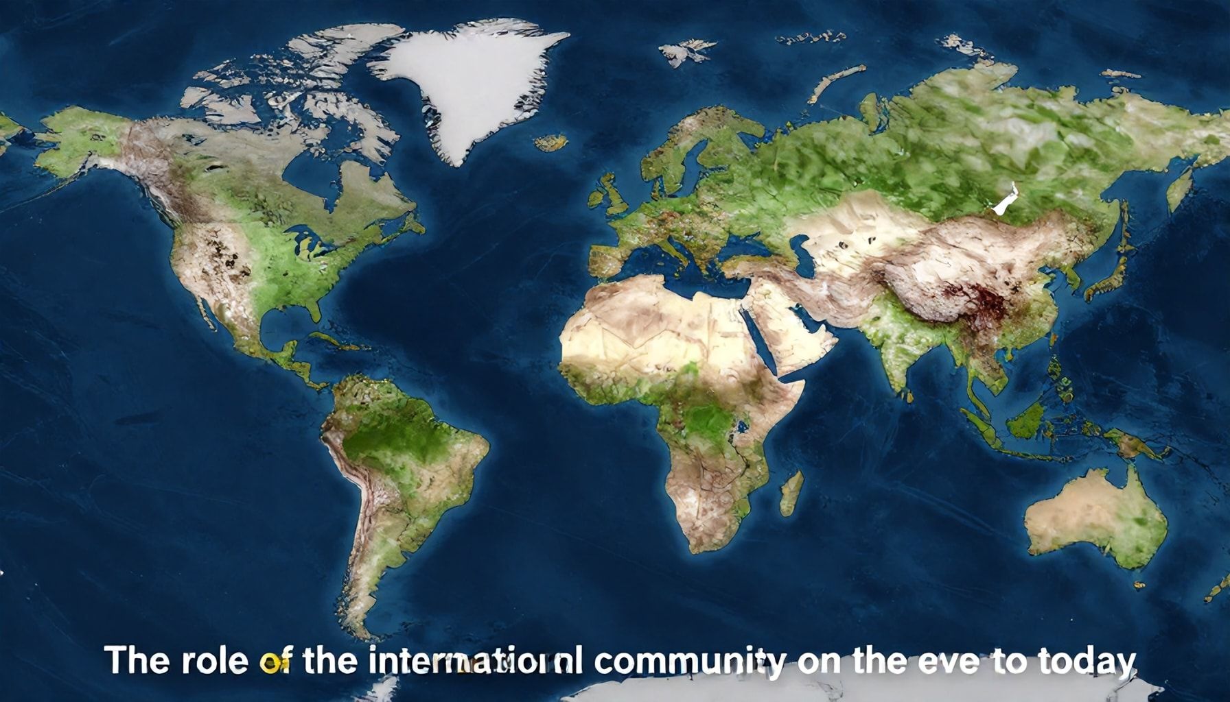 El papel de la comunidad internacional