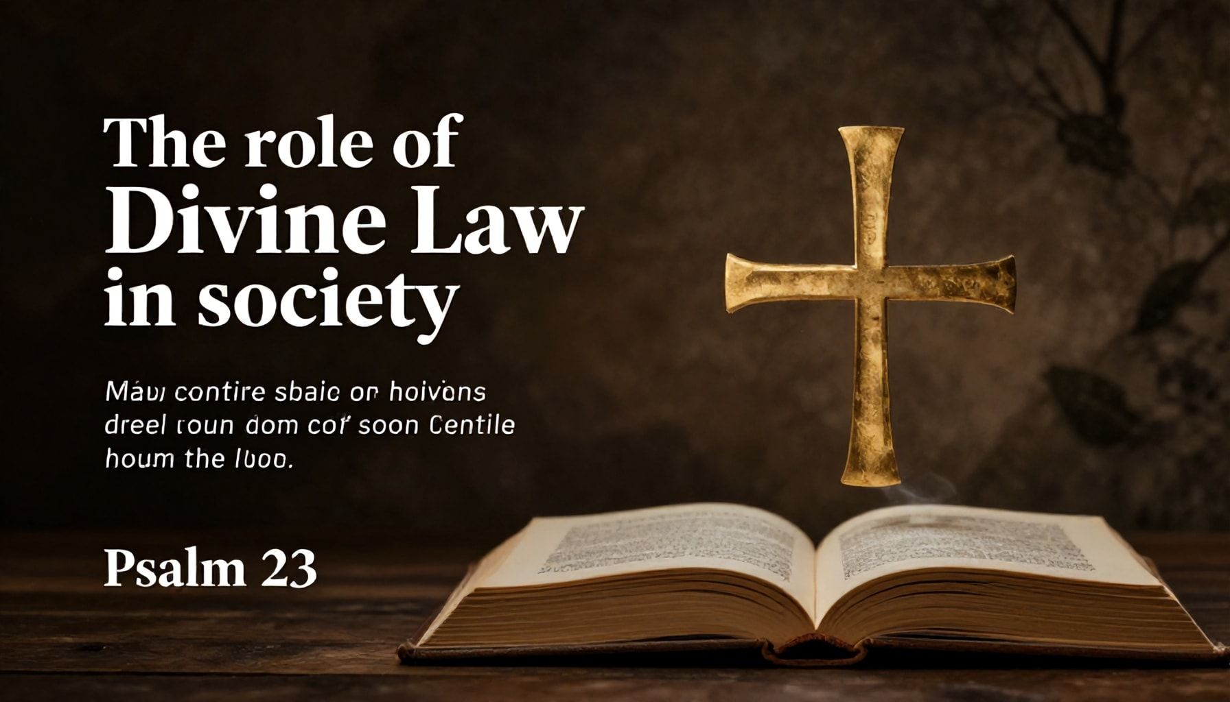 El papel de la ley divina en la sociedad