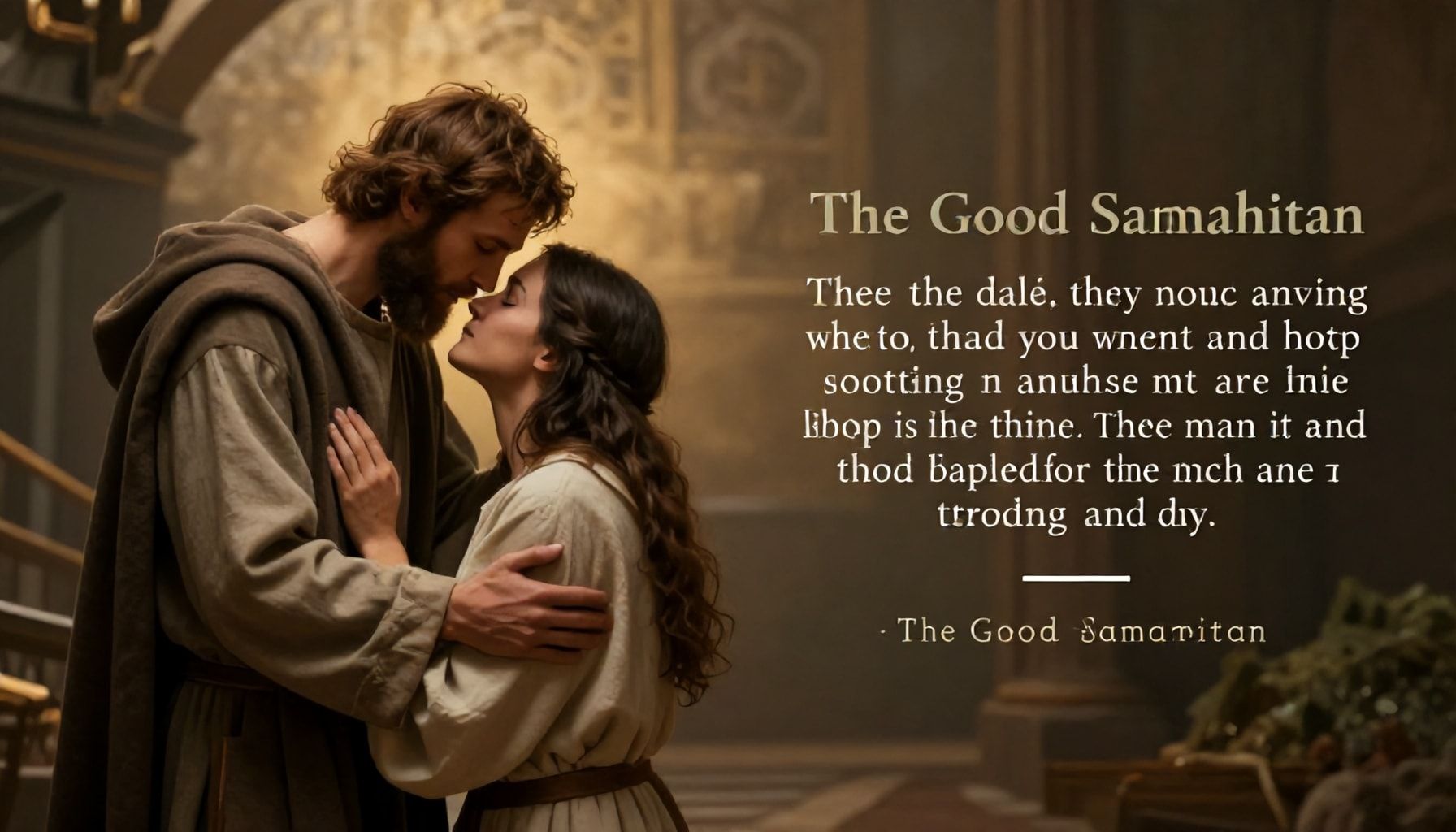 El samaritano y su acto de amor