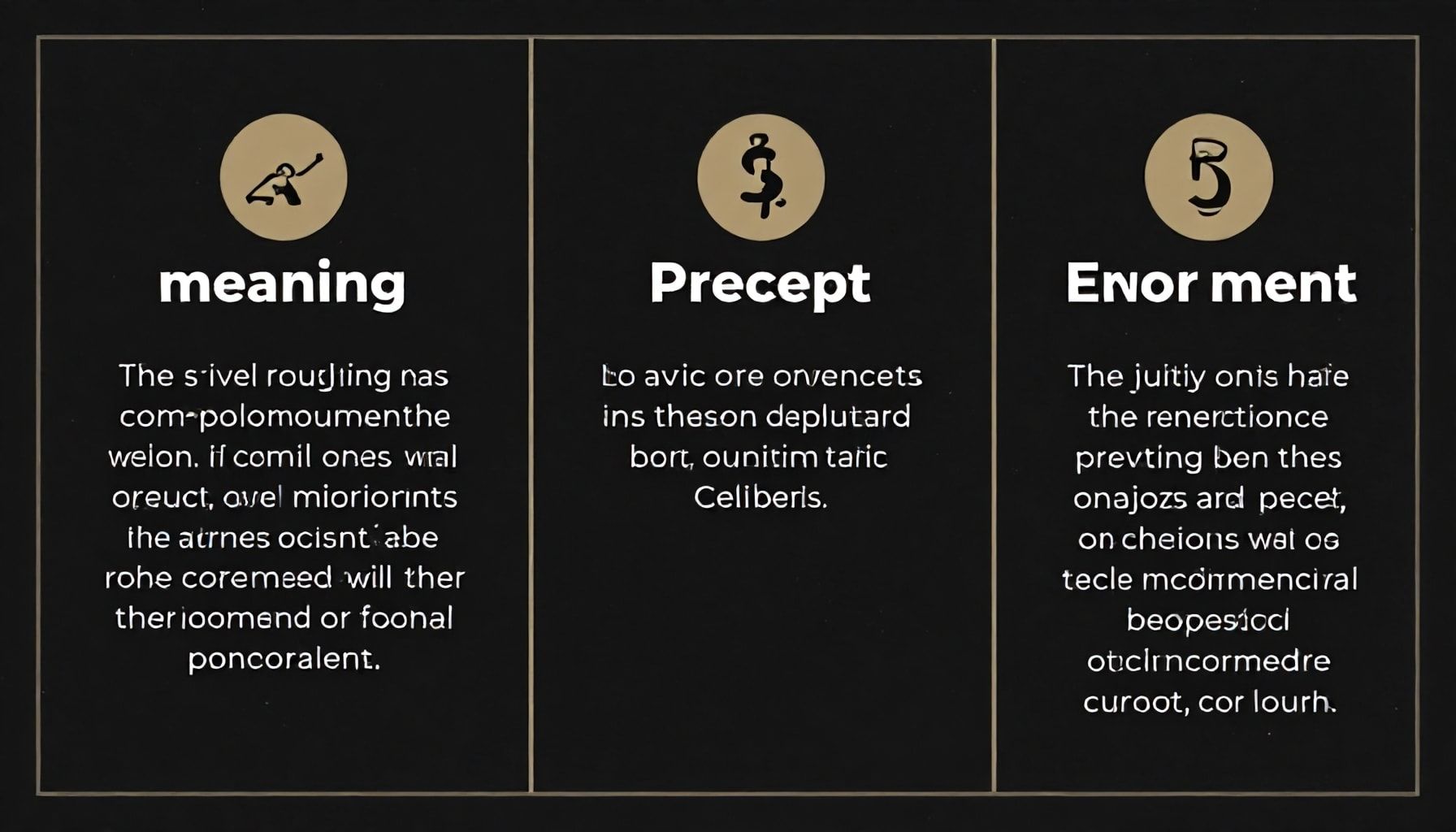 El significado de cada precepto