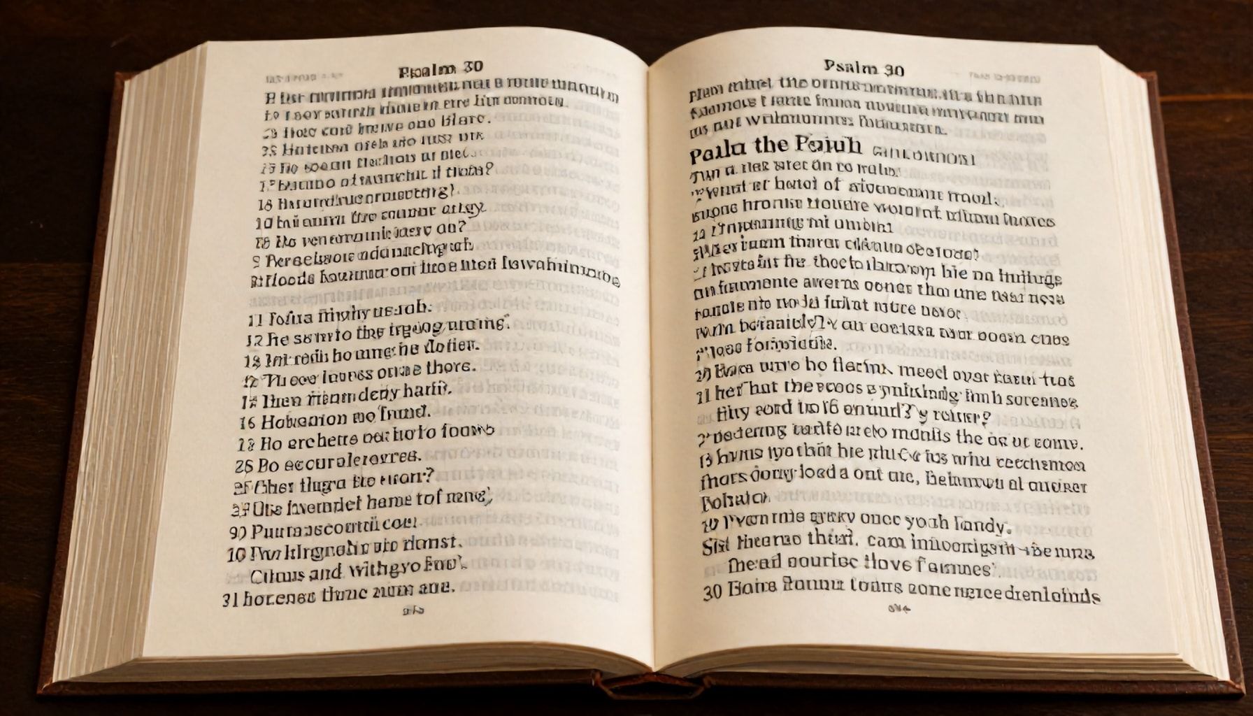 El significado histórico de Salmo 30