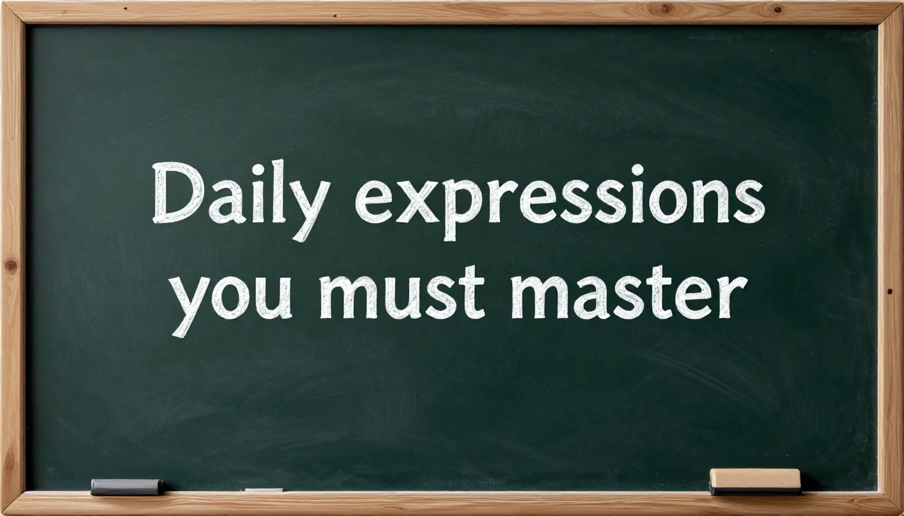 Expresiones cotidianas que debes dominar