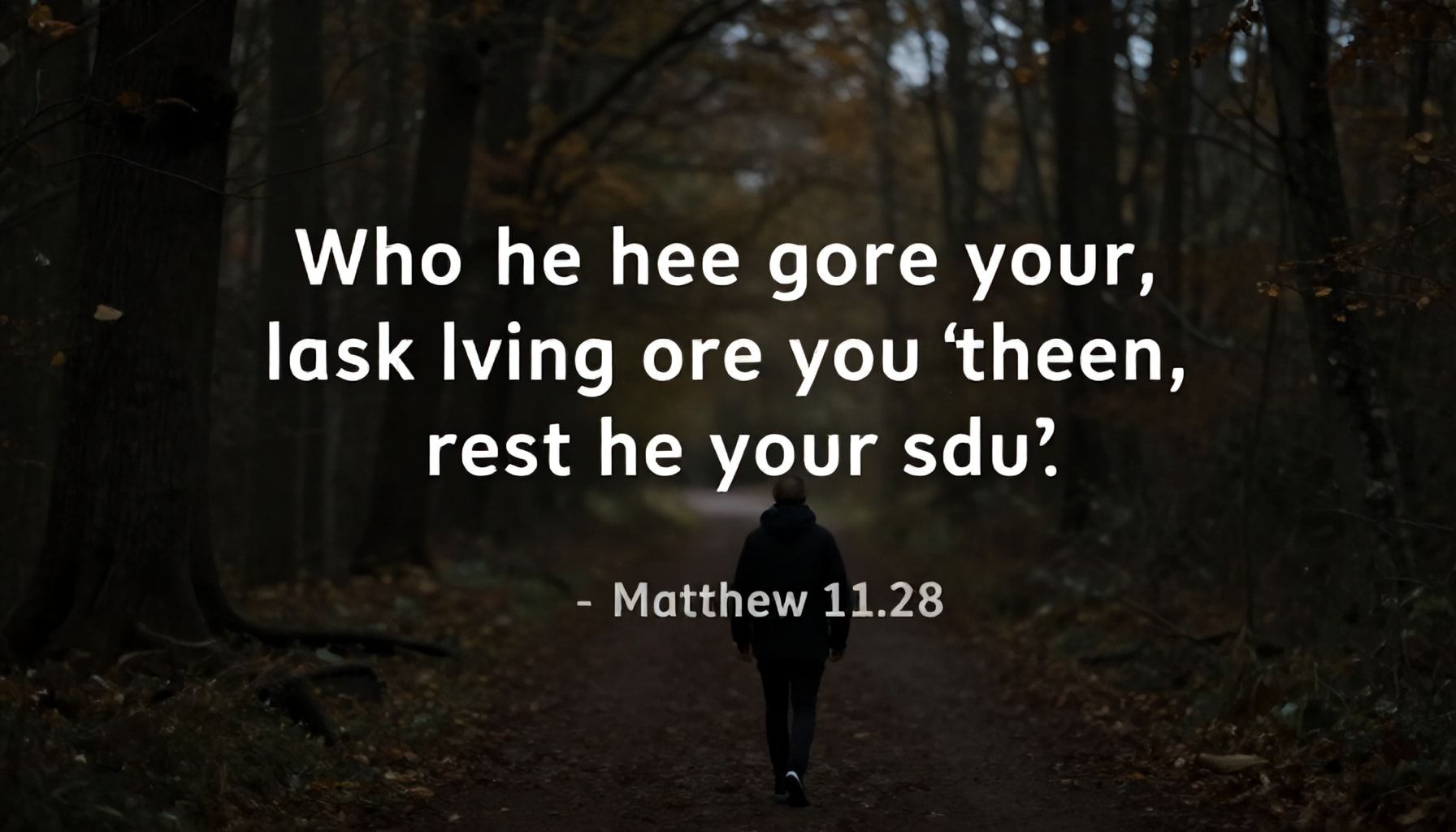 La cita bíblica que inspiró el evento