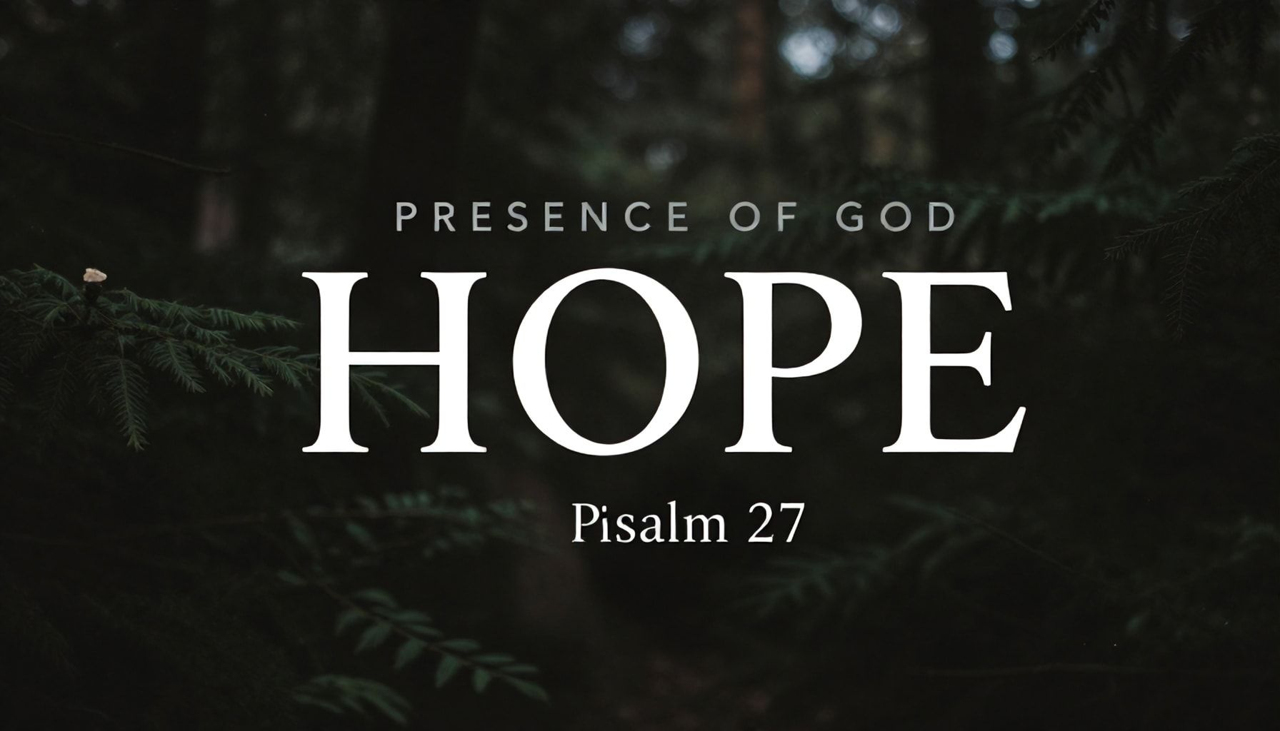 La esperanza en la presencia de Dios