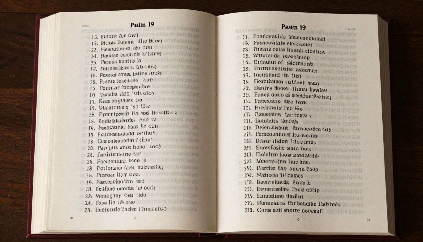 La estructura poética del Salmo 19