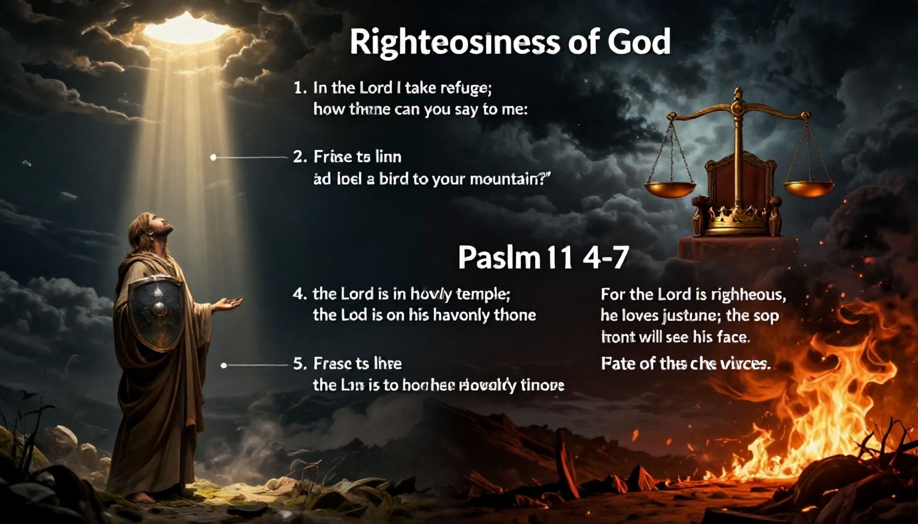 La estructura y temas principales