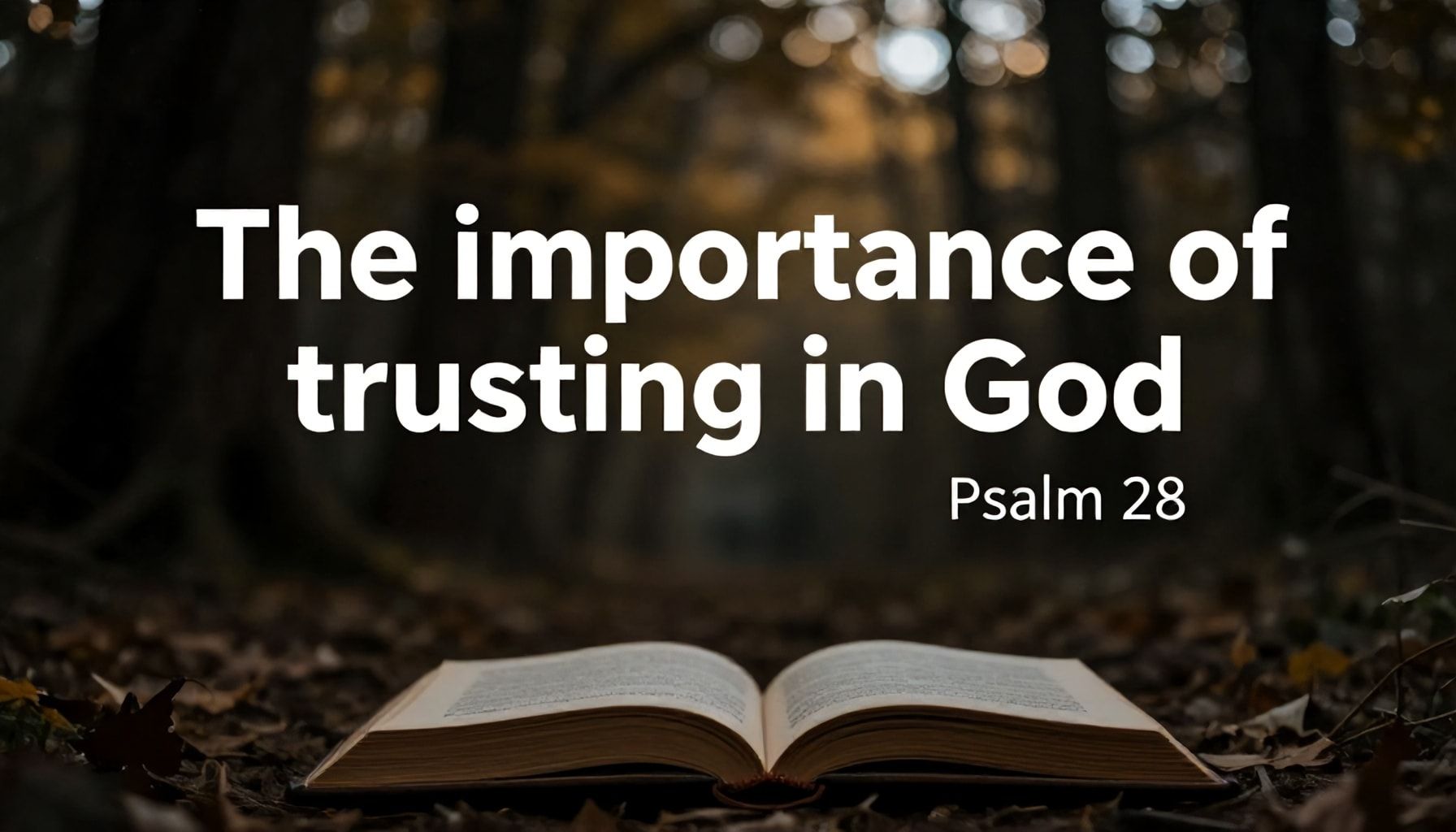 La importancia de la confianza en Dios