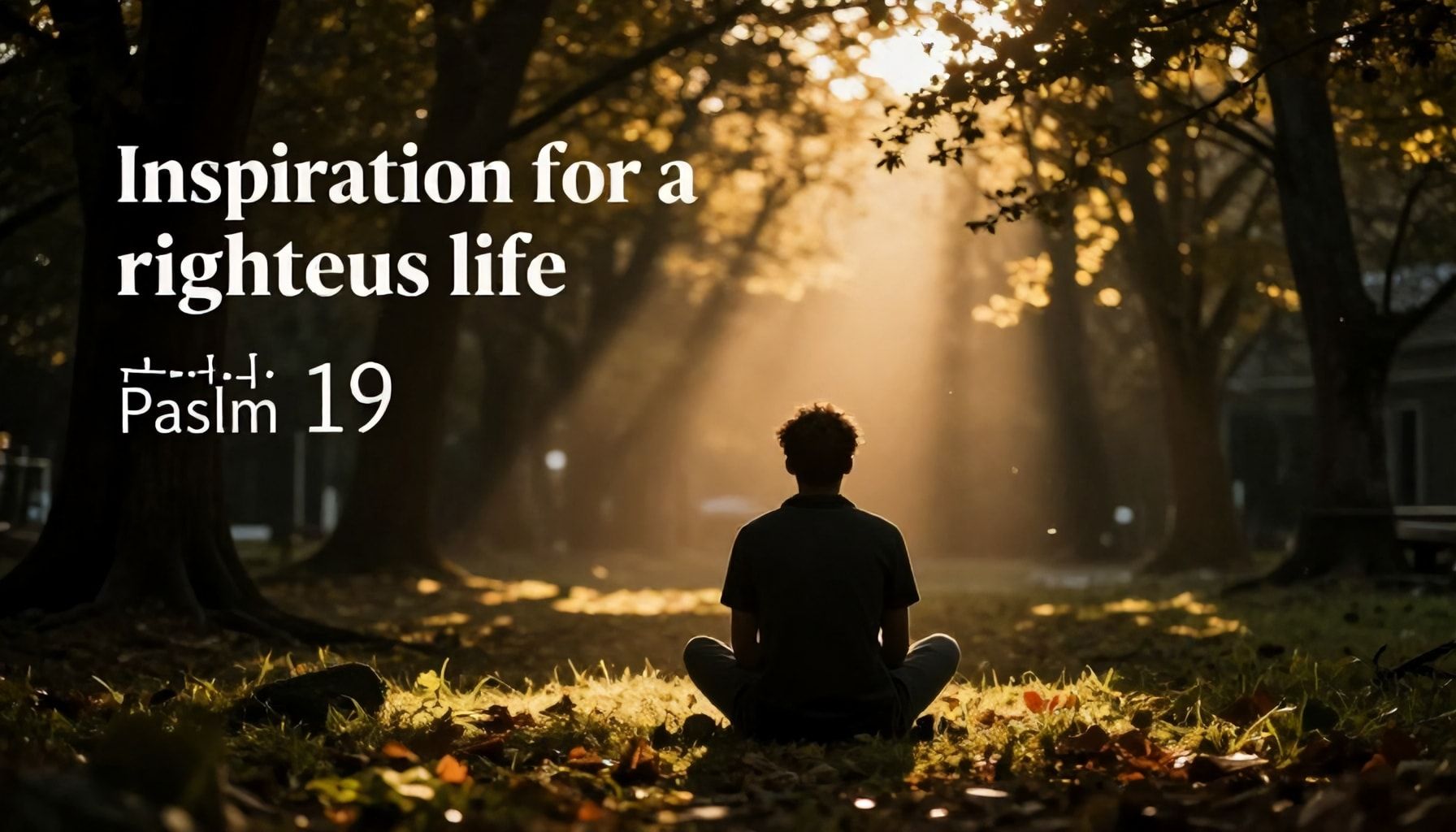 La inspiración para una vida recta