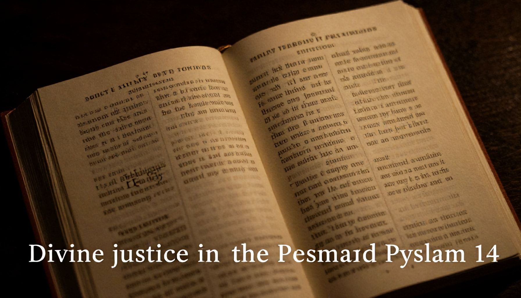 La justicia divina en el salmo