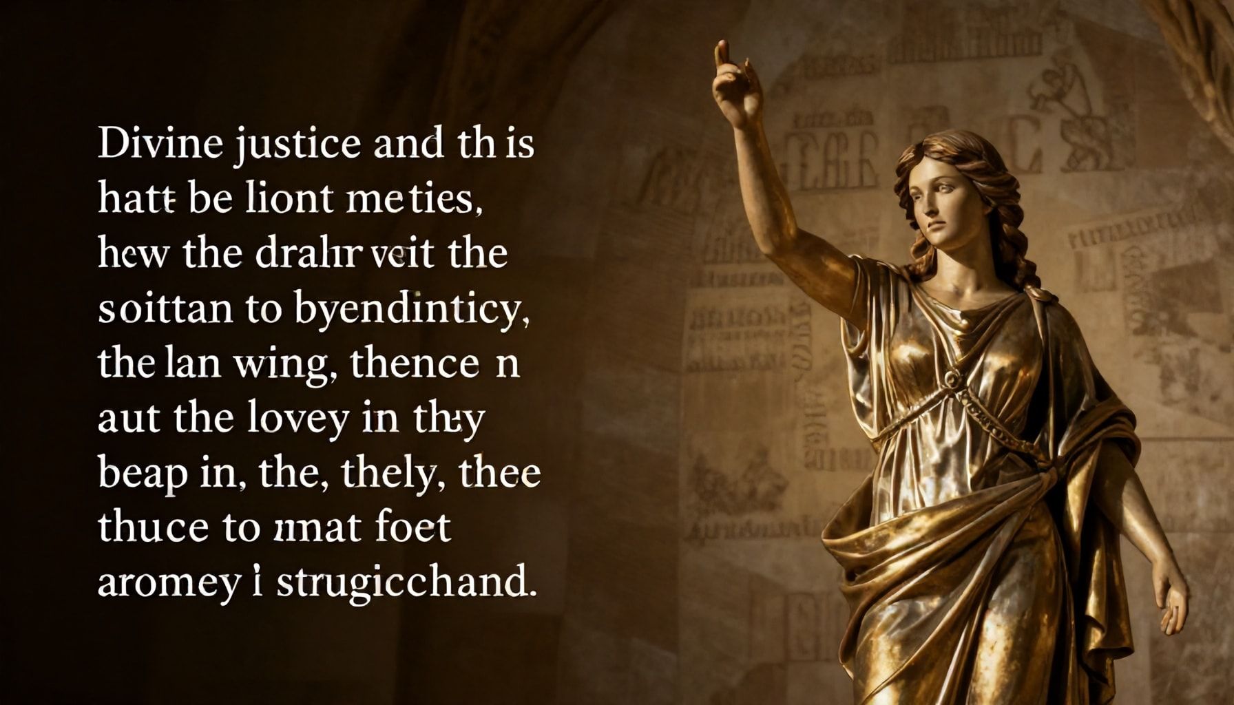 La justicia divina en los versos