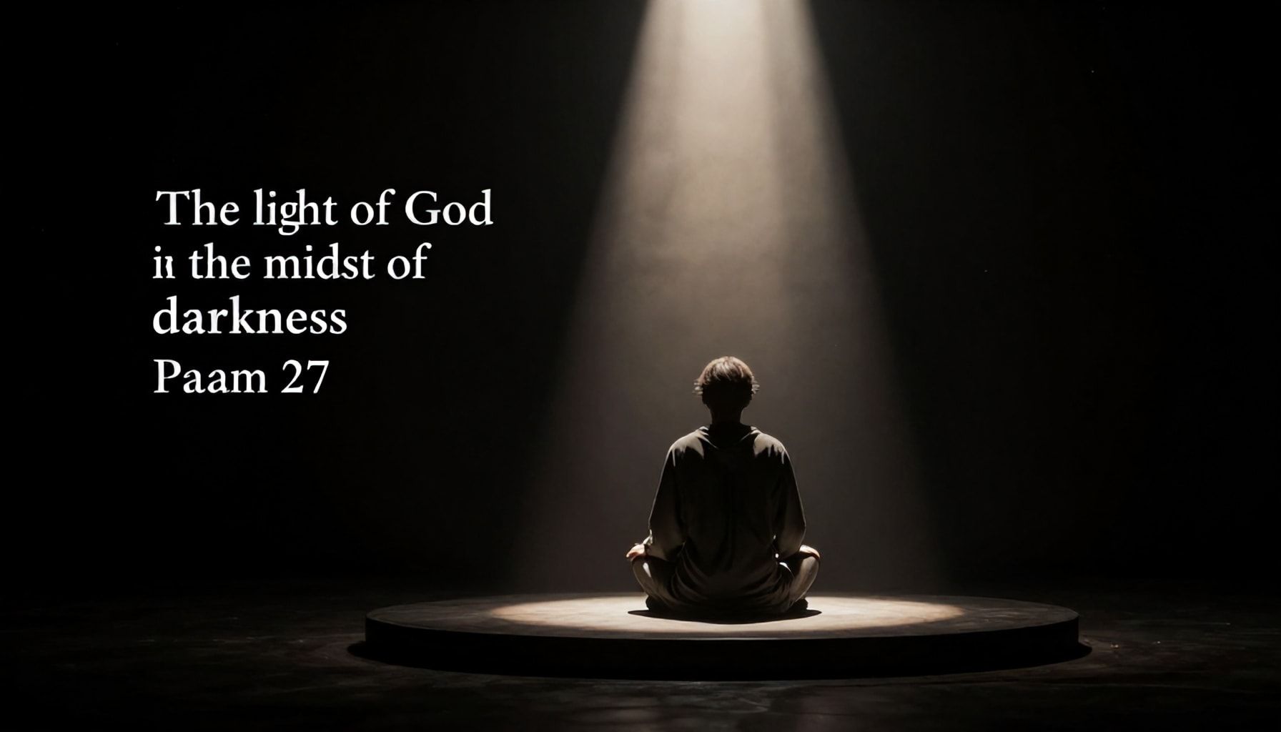 La luz de Dios en medio de la tiniebla