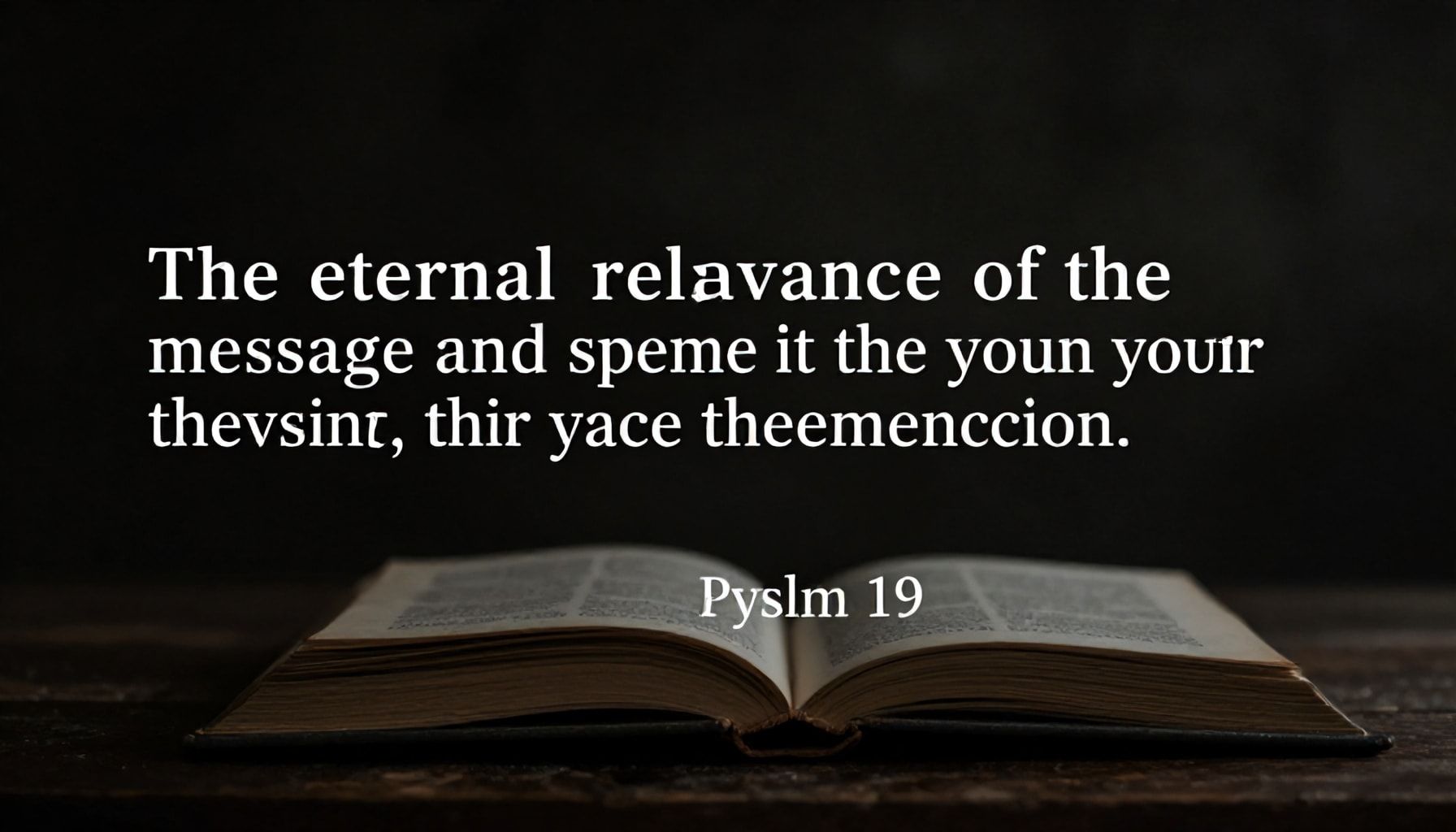 La relevancia eterna del mensaje
