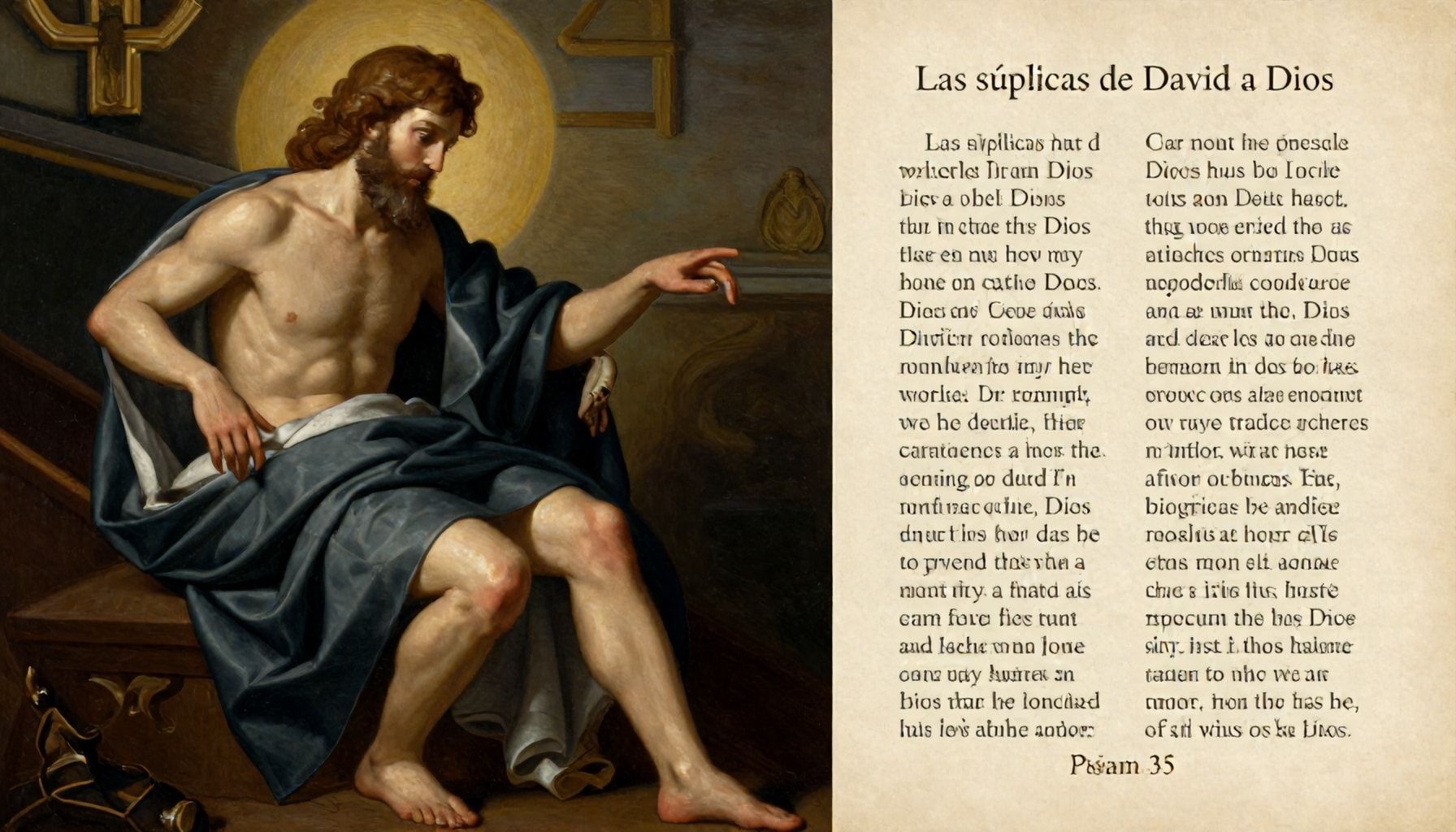 Las súplicas de David a Dios