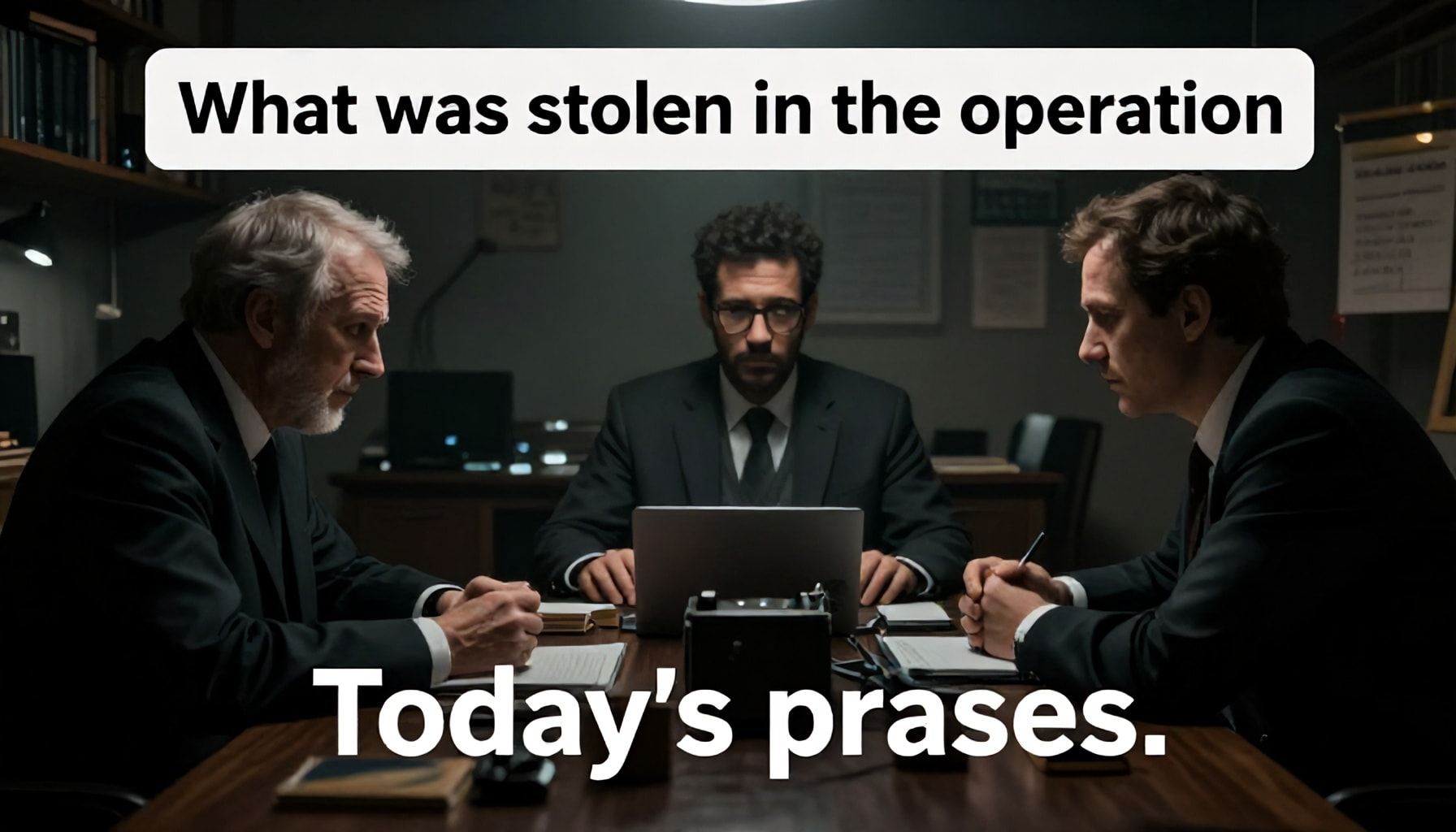 Lo que se robó en la operación