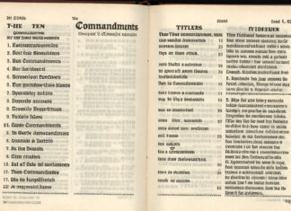 Los 10 mandamientos en su orden bíblico original