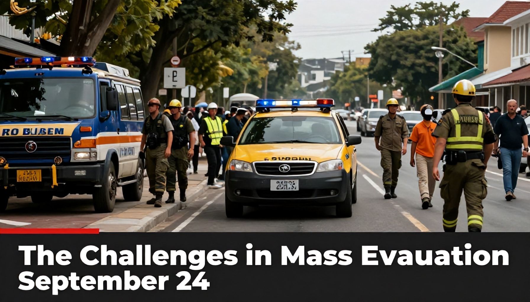 Los desafíos en la evacuación masiva