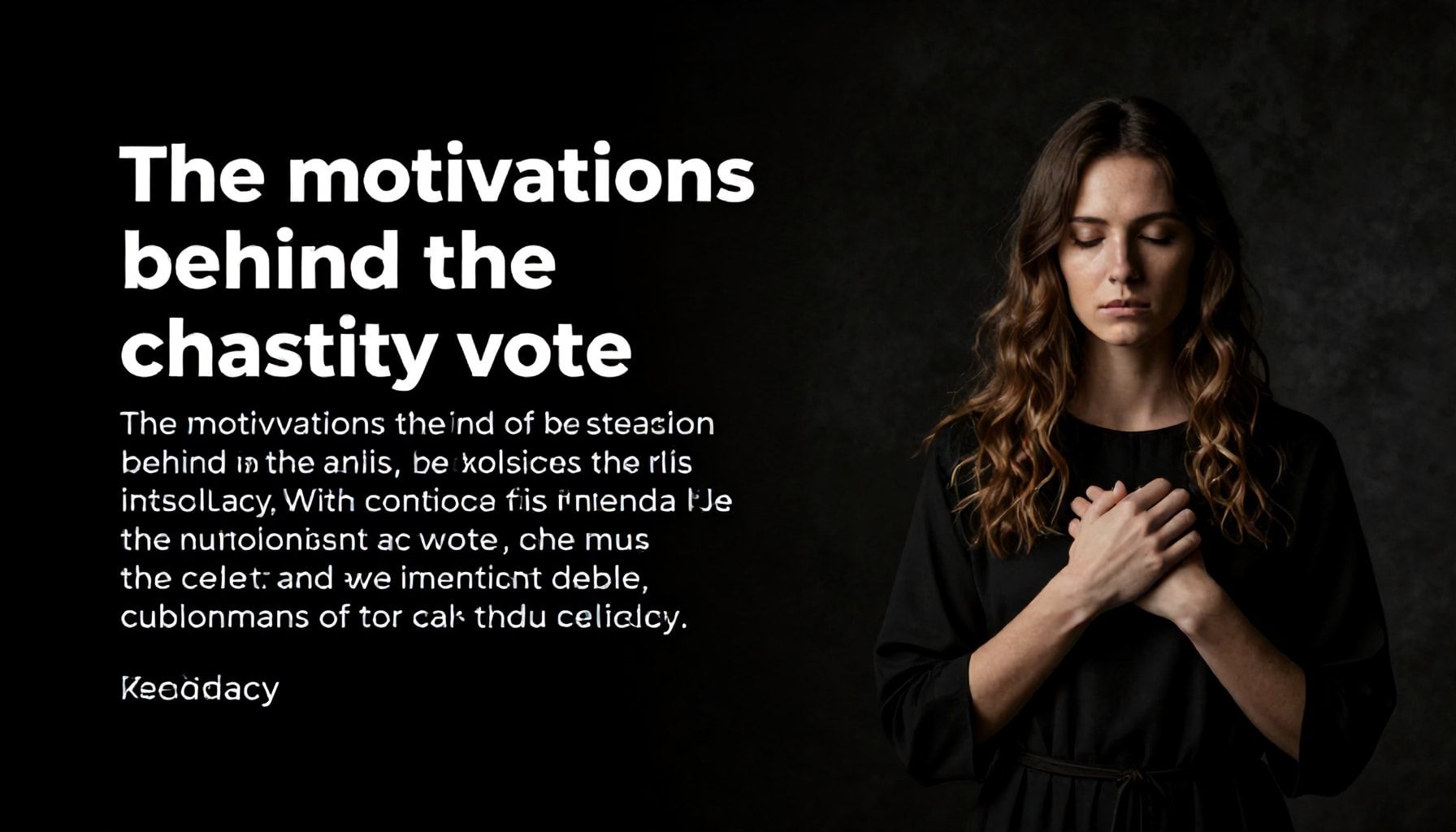Motivaciones detrás del voto de castidad