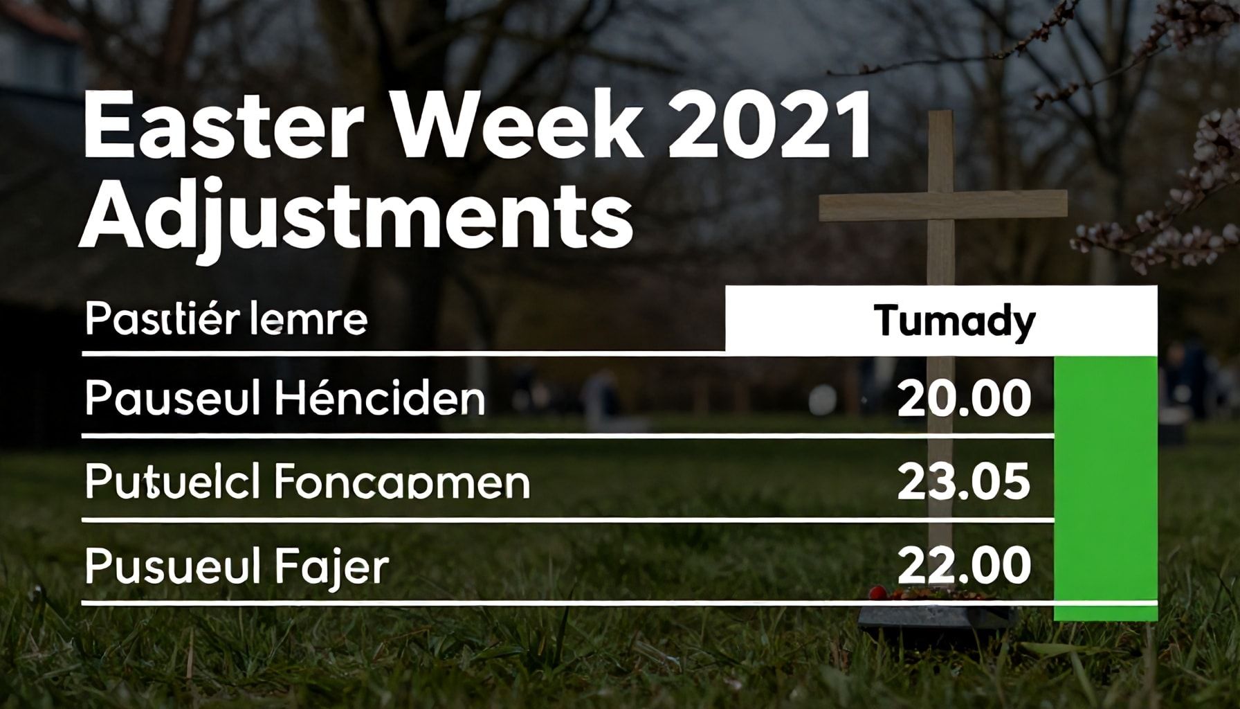 Posibles ajustes futuros