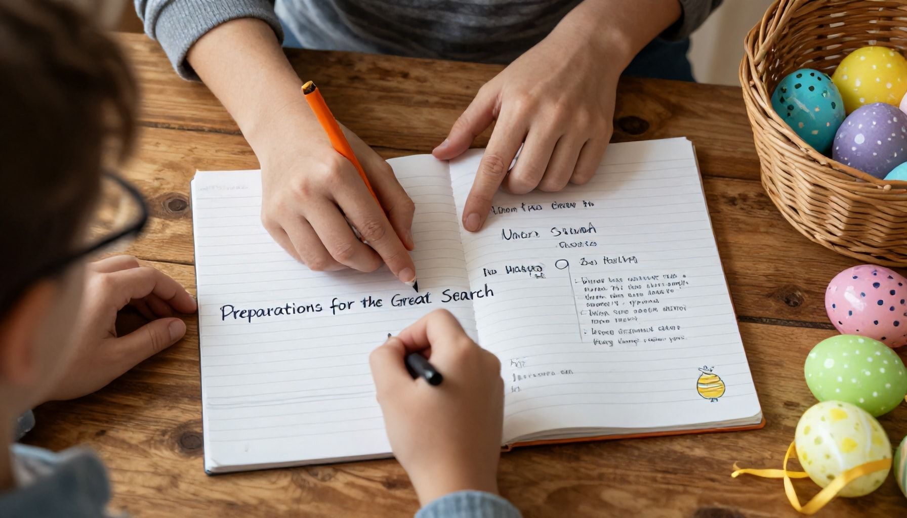 Preparativos para la gran búsqueda