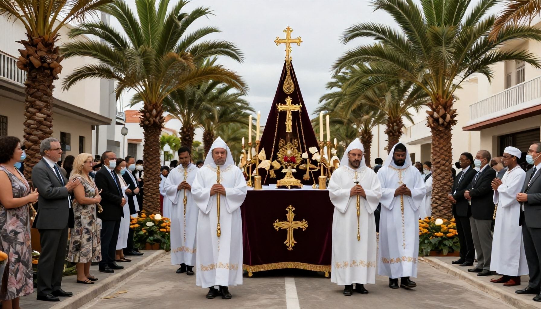 Procesión religiosa y cultural