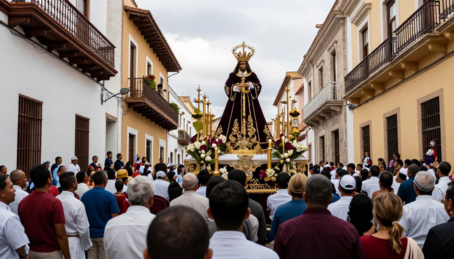 Procesiones y celebraciones en Santo Domingo