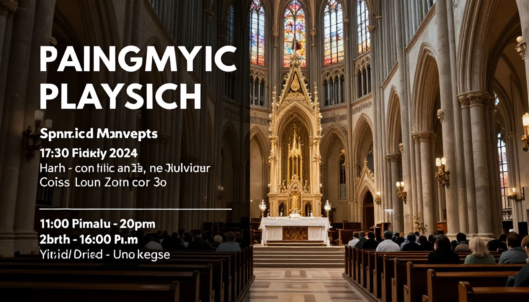 Próximos eventos religiosos en la catedral