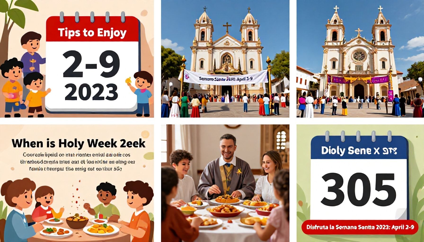 Recomendaciones para disfrutar la Semana Santa