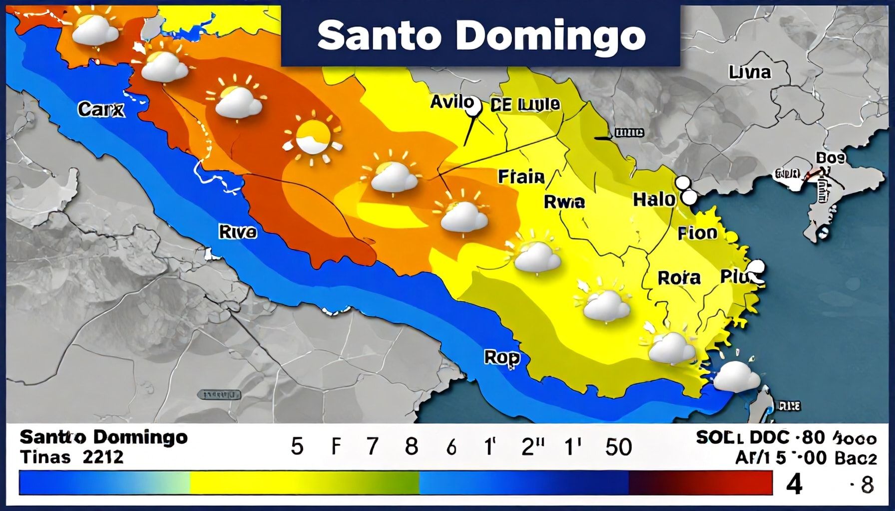Récords históricos de calor en Santo Domingo