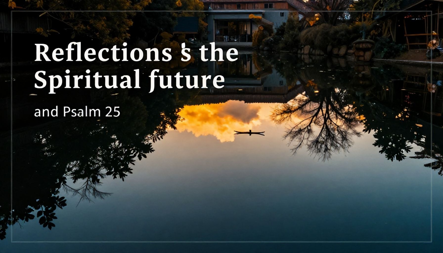 Reflexiones para el futuro espiritual