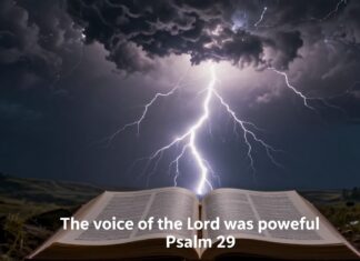 El Salmo 29: Un canto de poder y majestad divina